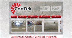 Desktop Screenshot of contekconcretepolishing.com