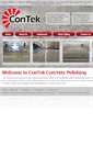 Mobile Screenshot of contekconcretepolishing.com